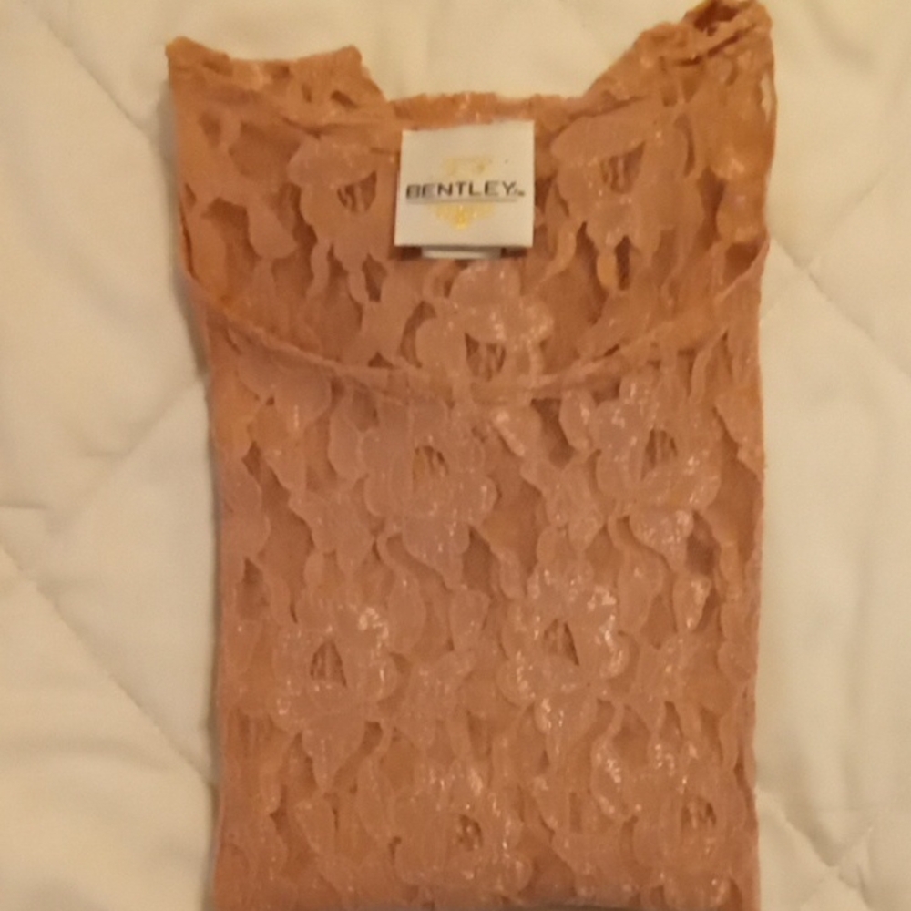 Bentley Lace Blouse - Tan